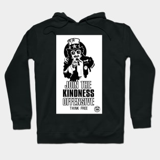 KINDNESS OFFENSIVE BLACK & WHITE LOGO Hoodie